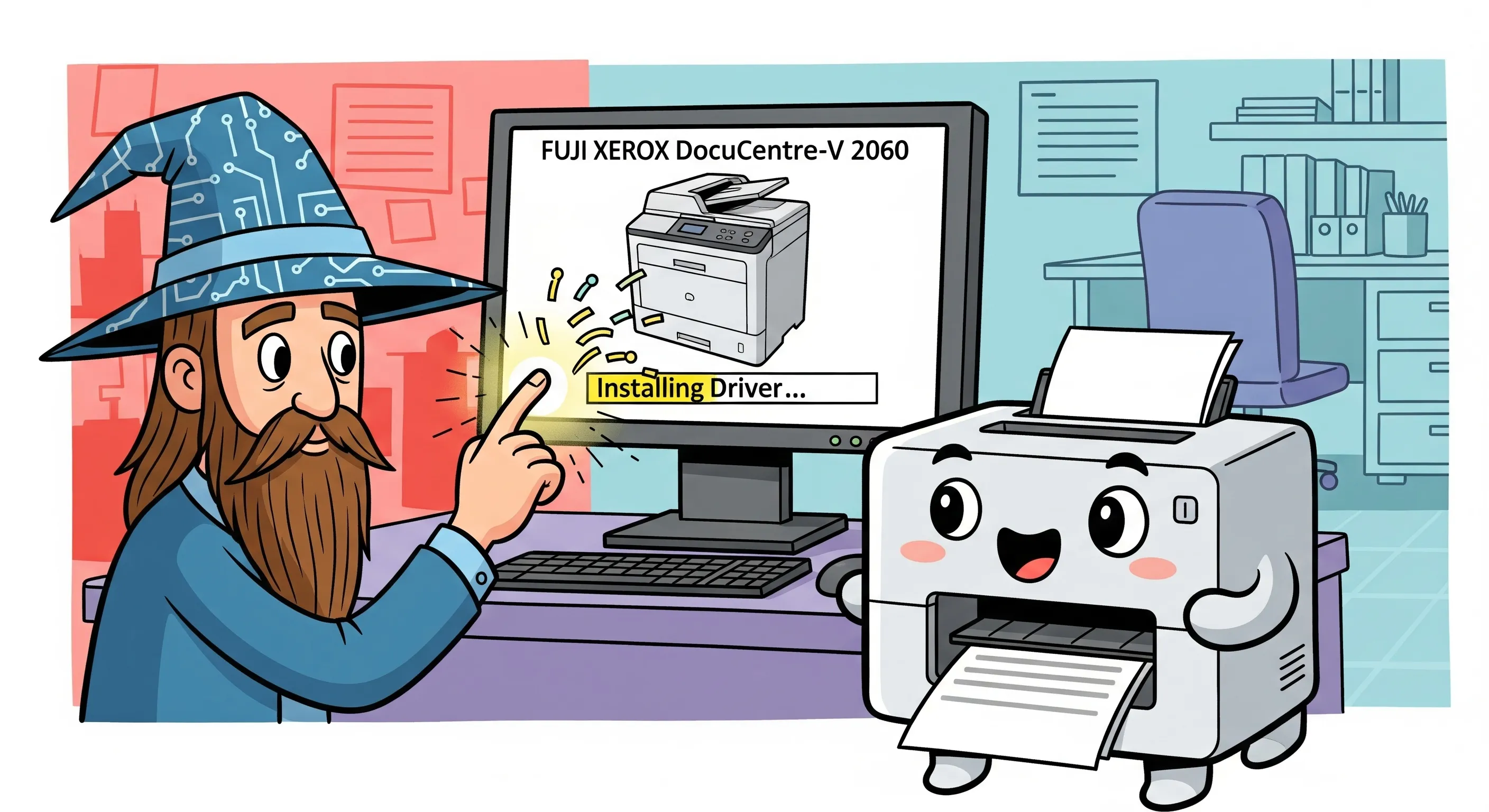 Gambar untuk artikel Panduan Instalasi Driver Printer Fuji Xerox DocuCentre-V 2060